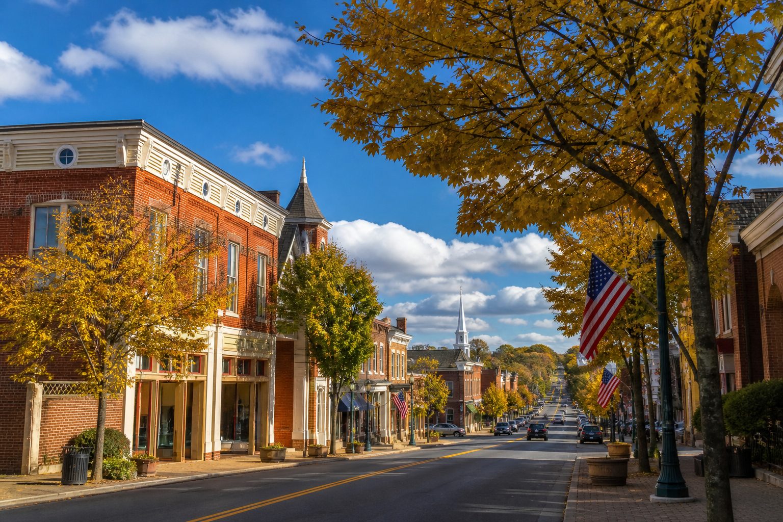 Historic downtown Bardstown, Kentucky